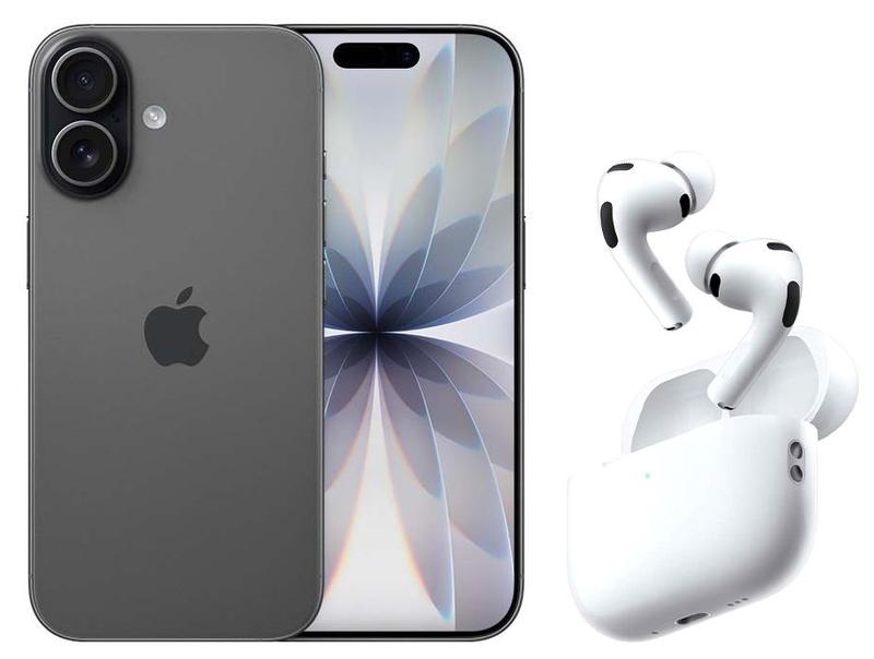 ど*り様 iPhone 17 Pro256GB + AirPods Pro 3 Smartphone Apple iPhone 17 256GB Preto - 5G + Fone de Ouvido